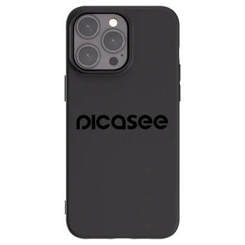 Picasee silikonový černý obal pro Apple iPhone 15 Pro Max - Picasee - new logo - black