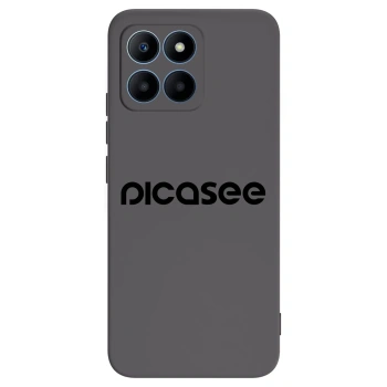 Picasee silikonový černý obal pro Honor 70 Lite - Picasee - new logo - black