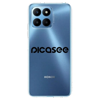 Picasee silikonový průhledný obal pro Honor 70 Lite - Picasee - new logo - black