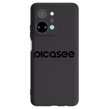 Picasee silikonový černý obal pro Honor X7a - Picasee - new logo - black