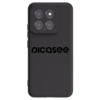 Picasee silikonový černý obal pro Xiaomi 14 - Picasee - new logo - black