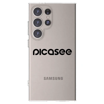 Picasee silikonový průhledný obal pro Samsung Galaxy S24 Ultra S928B 5G - Picasee - new logo - black