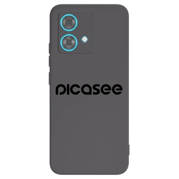 Picasee silikonový černý obal pro Motorola Edge 40 Neo - Picasee - new logo - black