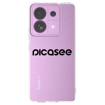 Picasee silikonový průhledný obal pro Xiaomi Redmi Note 13 Pro 5G - Picasee - new logo - black