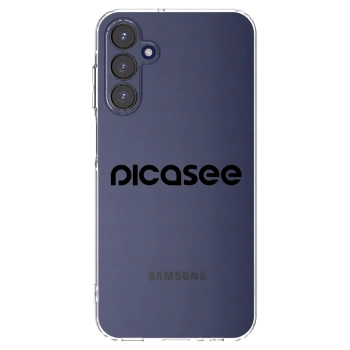 Picasee silikonový průhledný obal pro Samsung Galaxy A15 A155F 4G - Picasee - new logo - black