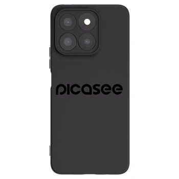 Picasee silikonový černý obal pro Honor X8b - Picasee - new logo - black