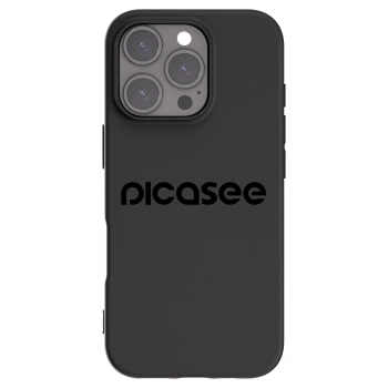 Picasee silikonový černý obal pro Apple iPhone 16 Pro - Picasee - new logo - black