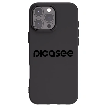 Picasee silikonový černý obal pro Apple iPhone 16 Pro Max - Picasee - new logo - black