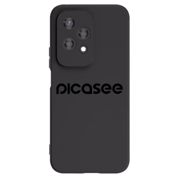 Picasee silikonový černý obal pro Honor 200 Lite - Picasee - new logo - black