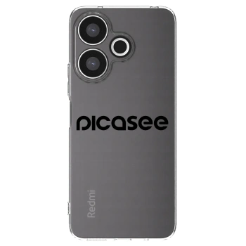 Picasee silikonový průhledný obal pro Xiaomi Redmi 13 4G - Picasee - new logo - black