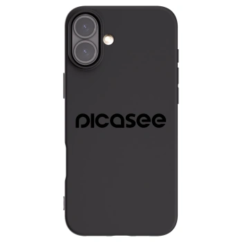 Picasee silikonový černý obal pro Apple iPhone 16 Plus - Picasee - new logo - black