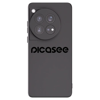 Picasee silikonový černý obal pro OnePlus 12 5G - Picasee - new logo - black
