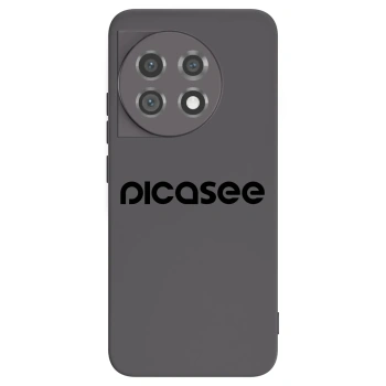 Picasee silikonový černý obal pro OnePlus 11 5G - Picasee - new logo - black
