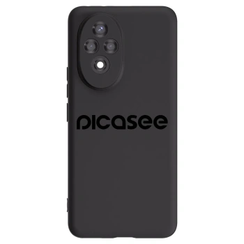 Picasee silikonový černý obal pro Honor 200 Pro 5G - Picasee - new logo - black