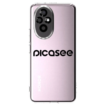 Picasee silikonový průhledný obal pro Honor 200 Pro 5G - Picasee - new logo - black