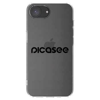 Picasee silikonový průhledný obal pro Apple iPhone 16e - Picasee - new logo - black