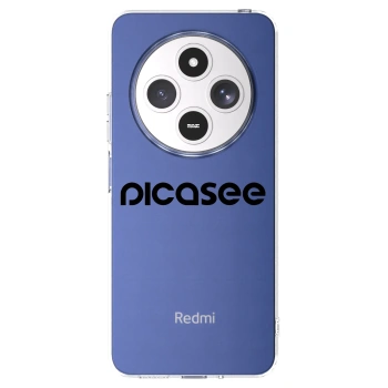 Picasee silikonový průhledný obal pro Xiaomi Redmi 14C - Picasee - new logo - black