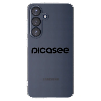 Picasee silikonový průhledný obal pro Samsung Galaxy S25 5G - Picasee - new logo - black