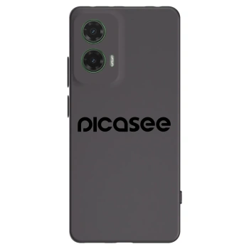 Picasee silikonový černý obal pro Motorola Moto G35 5G - Picasee - new logo - black