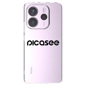 Picasee silikonový průhledný obal pro Xiaomi Redmi Note 14 4G - Picasee - new logo - black