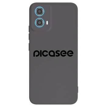 Picasee silikonový černý obal pro Motorola Moto G34 5G - Picasee - new logo - black