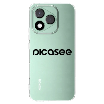 Picasee silikonový průhledný obal pro Honor 400 Lite 5G - Picasee - new logo - black