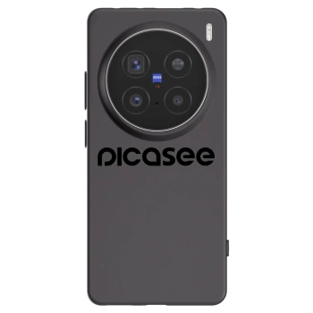 Picasee silikonový černý obal pro Vivo X200 Pro - Picasee - new logo - black