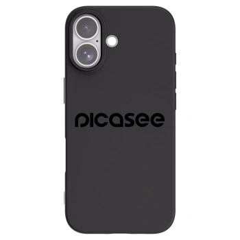 Picasee silikonový černý obal pro Apple iPhone 17 - Picasee - new logo - black