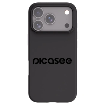 Picasee silikonový černý obal pro Apple iPhone 17 Pro - Picasee - new logo - black