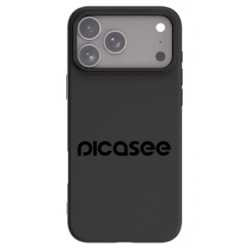 Picasee silikonový černý obal pro Apple iPhone 17 Pro Max - Picasee - new logo - black