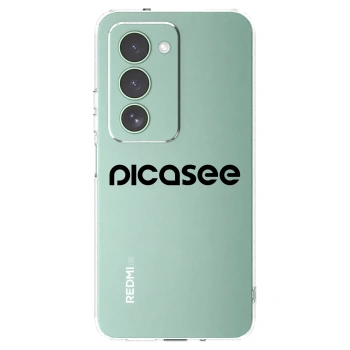 Picasee silikonový průhledný obal pro Xiaomi Redmi 15 5G - Picasee - new logo - black
