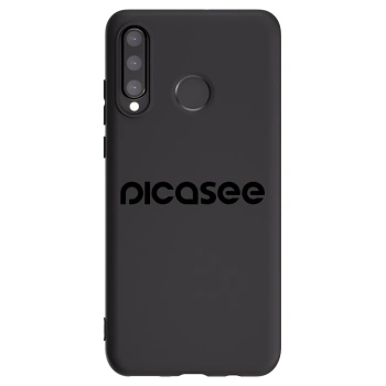 Picasee silikonový černý obal pro Huawei P30 Lite - Picasee - new logo - black