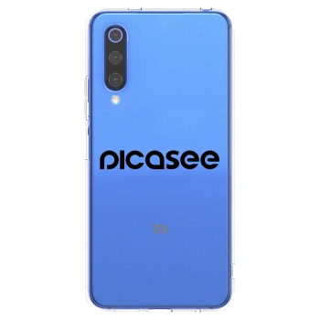 Picasee silikonový průhledný obal pro Xiaomi Mi 9 SE - Picasee - new logo - black