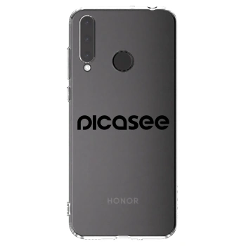 Picasee silikonový průhledný obal pro Honor 20 Lite - Picasee - new logo - black