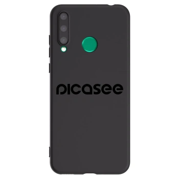 Picasee silikonový černý obal pro Honor 20 Lite - Picasee - new logo - black