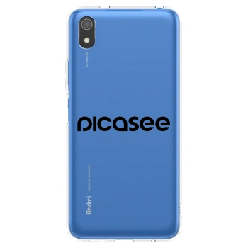 Picasee silikonový průhledný obal pro Xiaomi Redmi 7A - Picasee - new logo - black