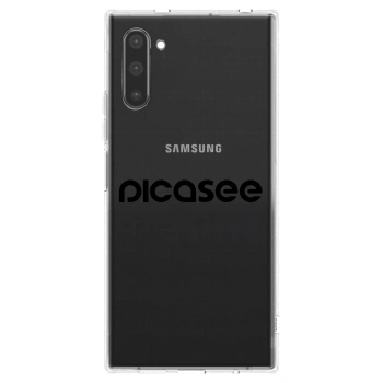 Picasee silikonový průhledný obal pro Samsung Galaxy Note 10 N970F - Picasee - new logo - black