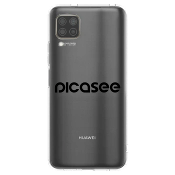Picasee silikonový průhledný obal pro Huawei P40 Lite - Picasee - new logo - black
