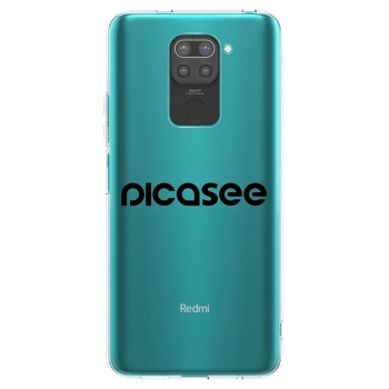 Picasee silikonový černý obal pro Xiaomi Redmi Note 9 - Picasee - new logo - black