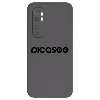 Picasee silikonový černý obal pro Xiaomi Mi Note 10 Lite - Picasee - new logo - black