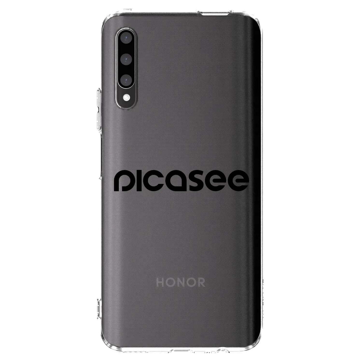 Picasee silikonový průhledný obal pro Honor 9X Pro - Picasee - new logo - black