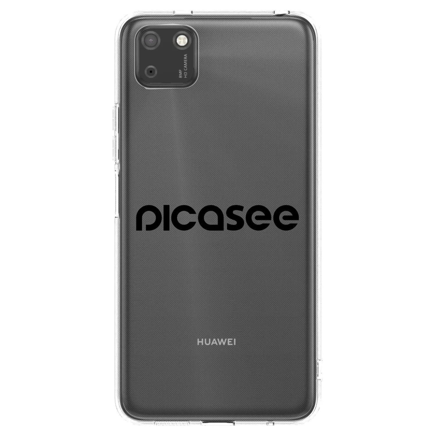 Picasee silikonový průhledný obal pro Huawei Y5P - Picasee - new logo - black