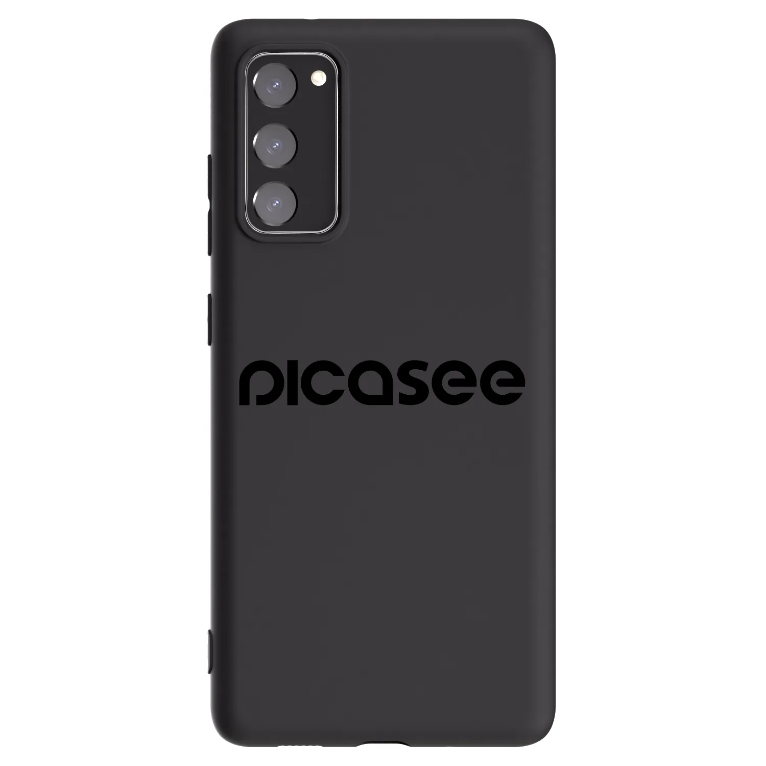 Picasee silikonový černý obal pro Samsung Galaxy S20 FE - Picasee - new logo - black