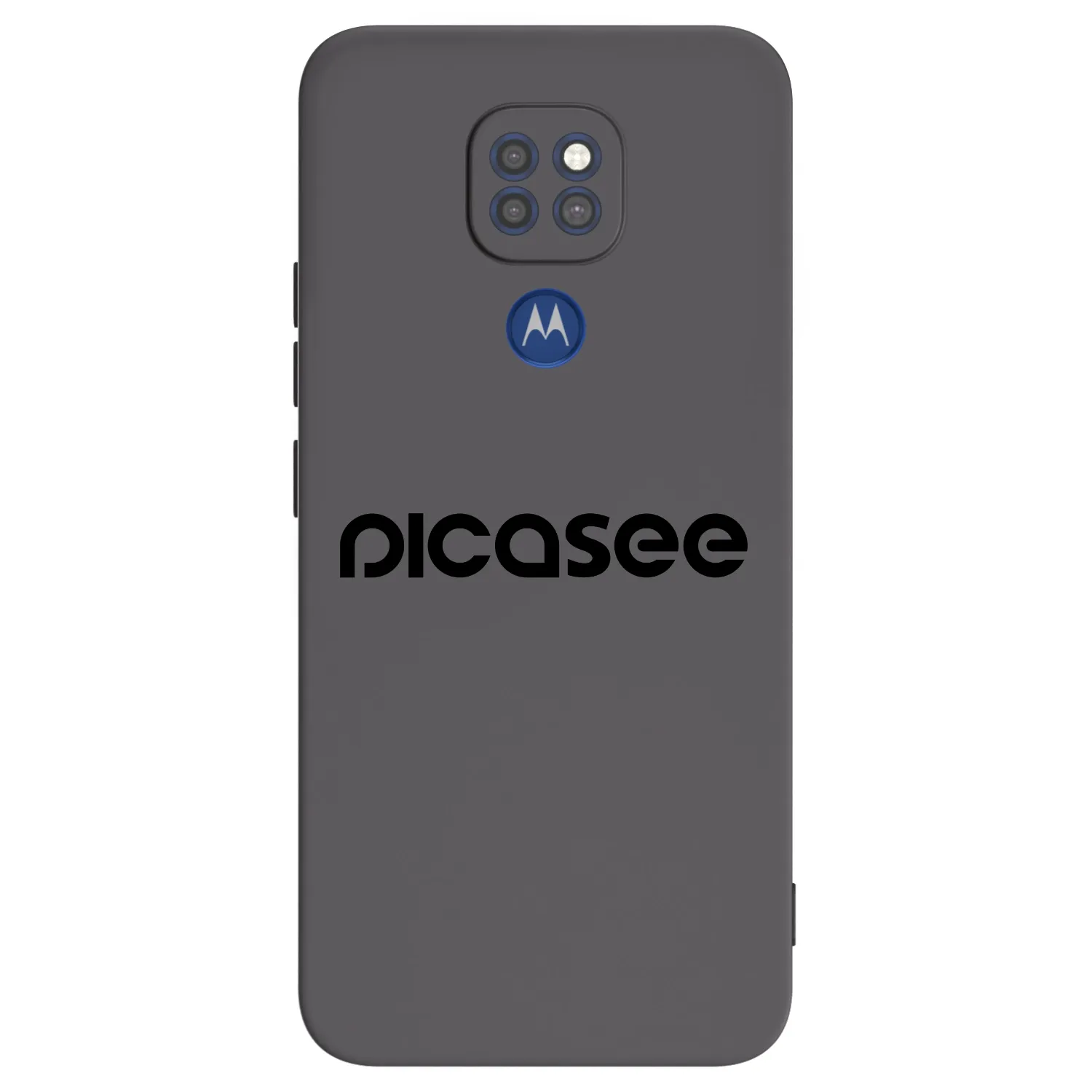 Picasee silikonový černý obal pro Motorola Moto G9 Play - Picasee - new logo - black