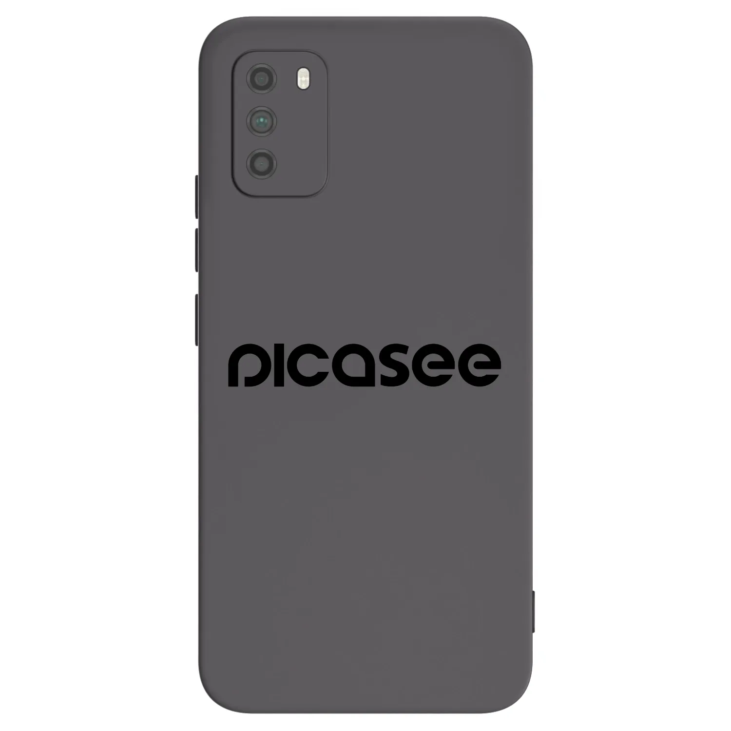 Picasee silikonový černý obal pro Xiaomi Poco M3 - Picasee - new logo - black