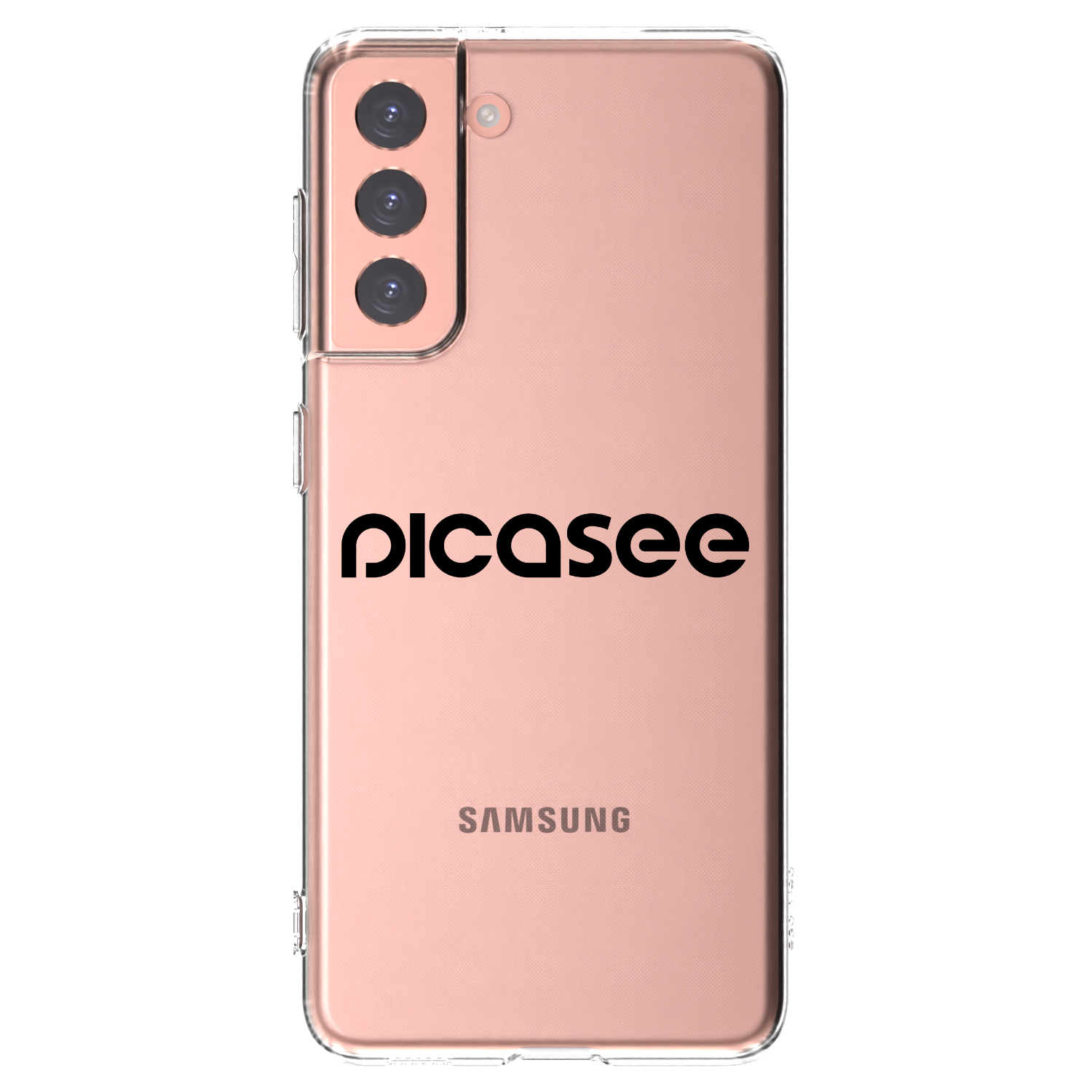 Picasee silikonový průhledný obal pro Samsung Galaxy S21 5G G991B - Picasee - new logo - black