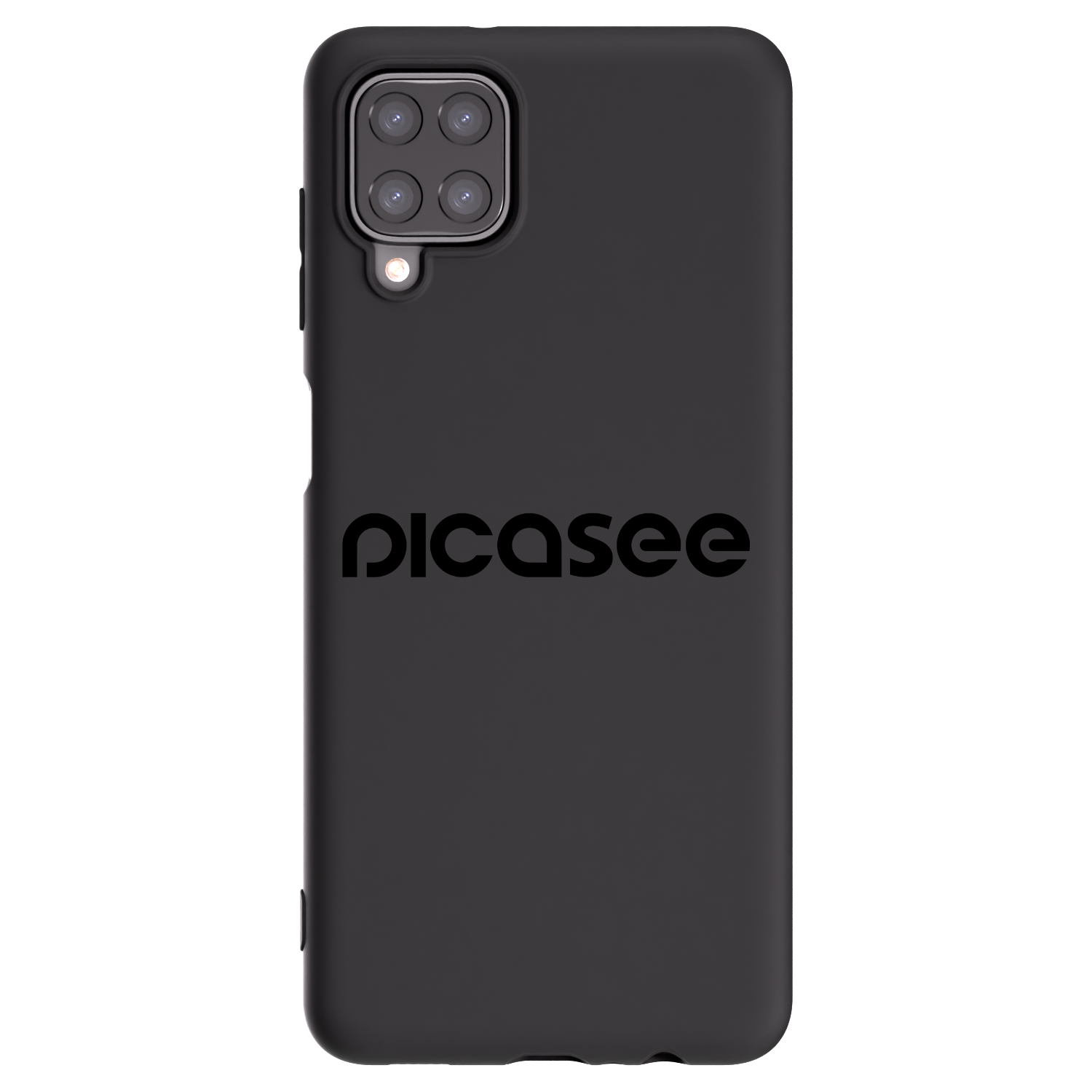 Picasee silikonový černý obal pro Samsung Galaxy A12 A125F - Picasee - new logo - black