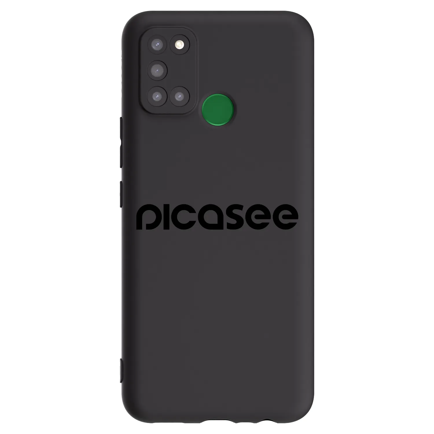 Picasee silikonový černý obal pro Realme 7i - Picasee - new logo - black