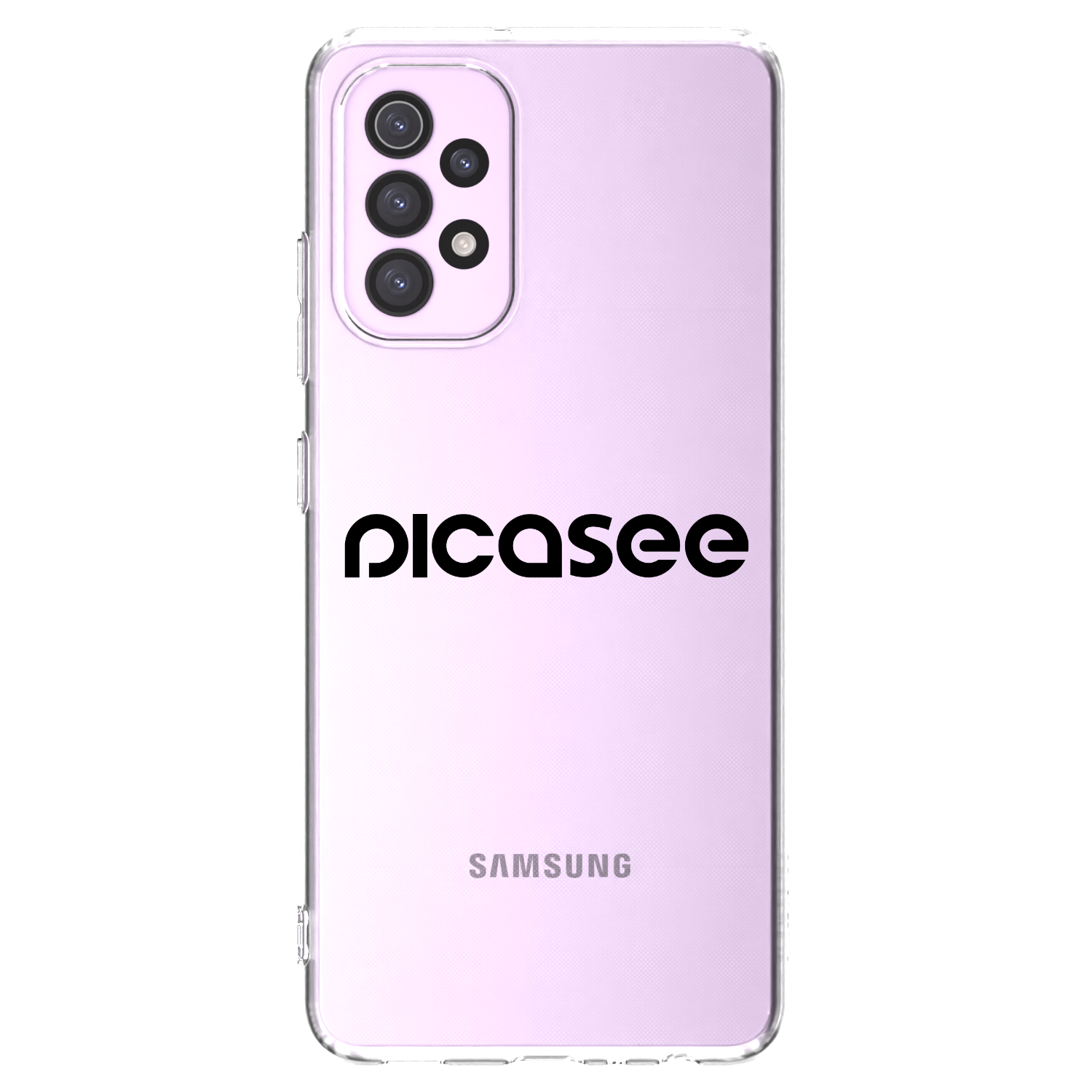 Picasee silikonový průhledný obal pro Samsung Galaxy A32 5G A326B - Picasee - new logo - black