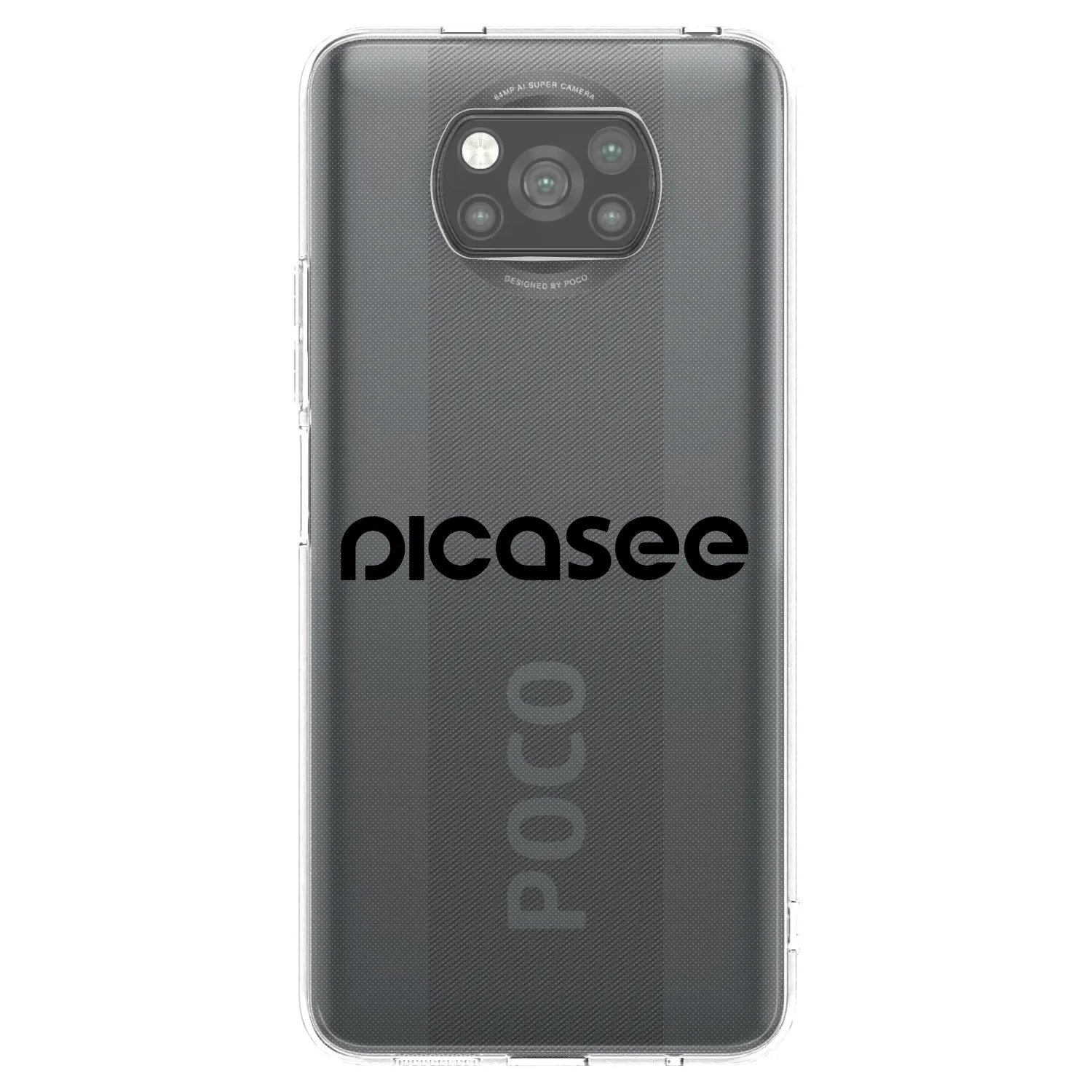 Picasee silikonový černý obal pro Xiaomi Poco X3 Pro - Picasee - new logo - black